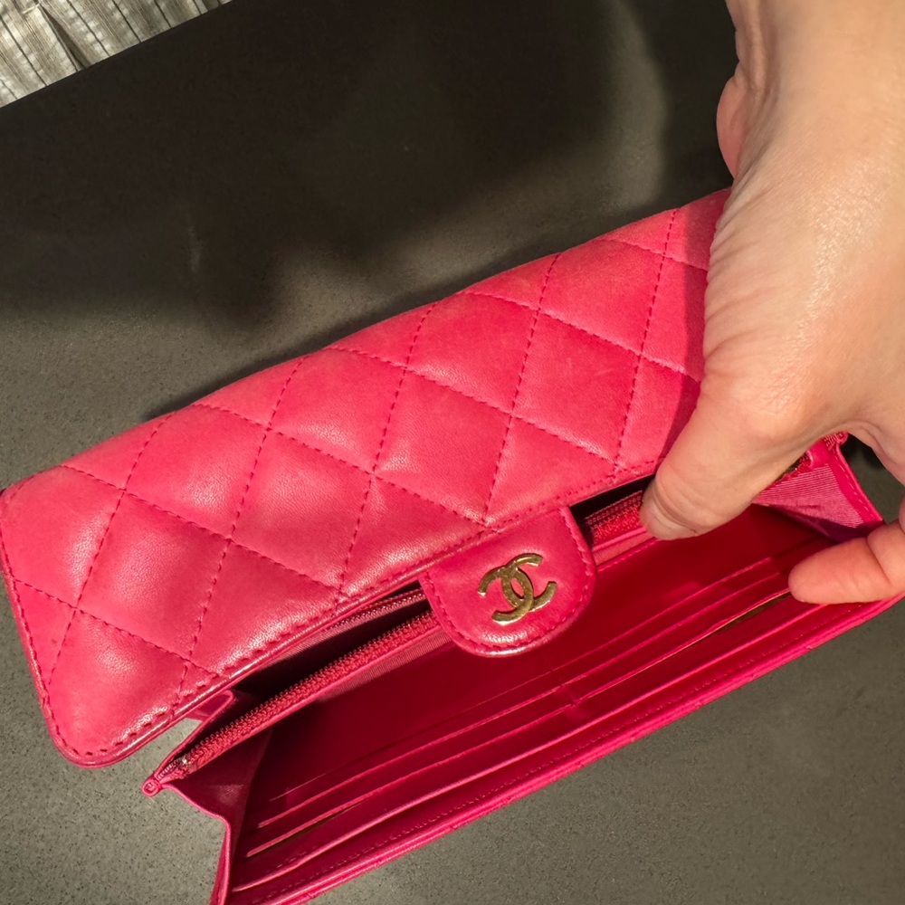 CHANEL Long Wallet Matelasse Barbie pink - Picture 15 of 17